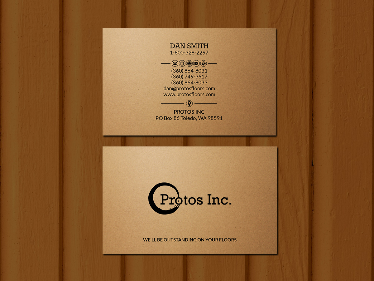 Design de Carte de Visite par Creations Box 2015 pour Protos Industrial Coatings | Design #22997628