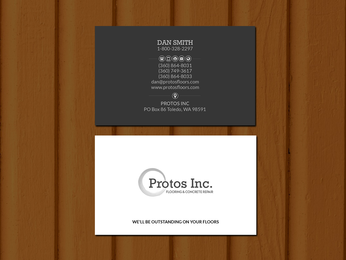 Design de Carte de Visite par Creations Box 2015 pour Protos Industrial Coatings | Design #22997631