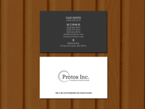 Business Card Design by Creations Box 2015 for Protos Industrial Coatings | Design: #22997631