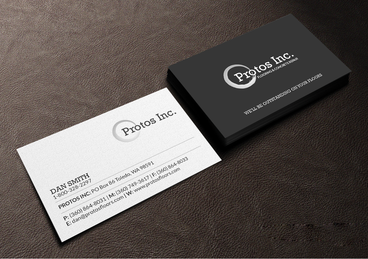 Business Card Design by Creations Box 2015 for Protos Industrial Coatings | Design #22997639