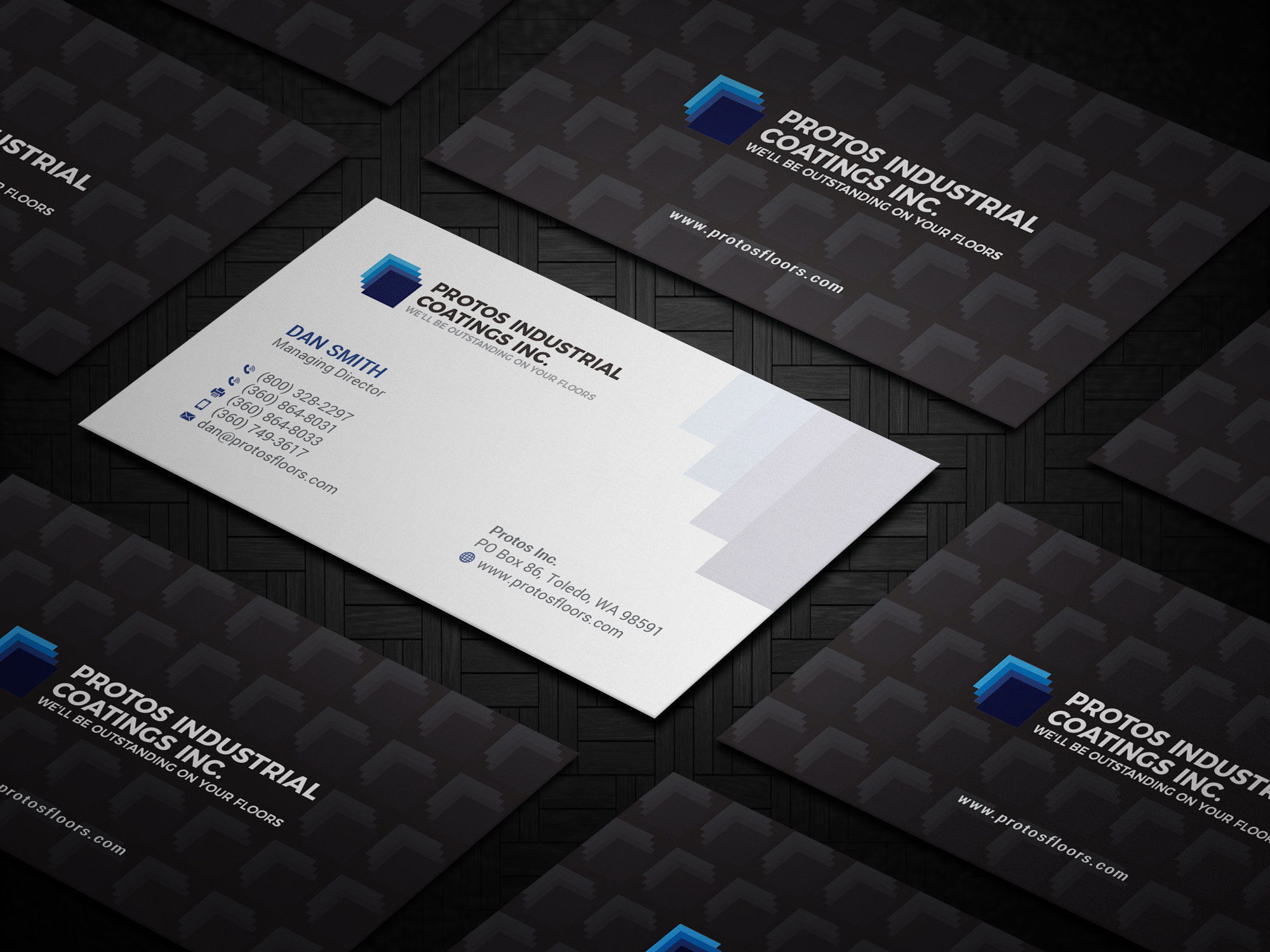 Business Card Design by OxonoArt for Protos Industrial Coatings | Design #23021984