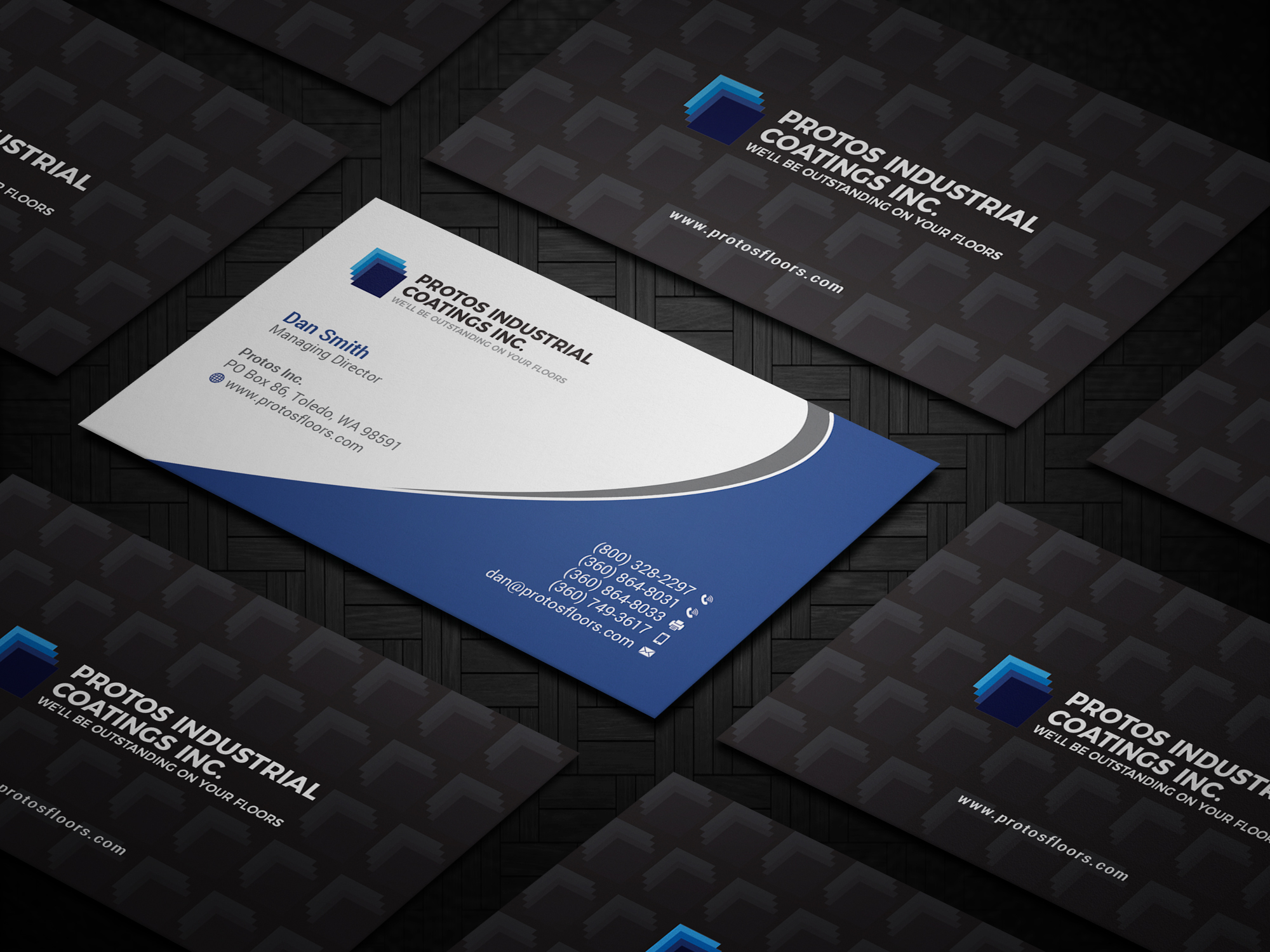 Design de Carte de Visite par OxonoArt pour Protos Industrial Coatings | Design #23022142