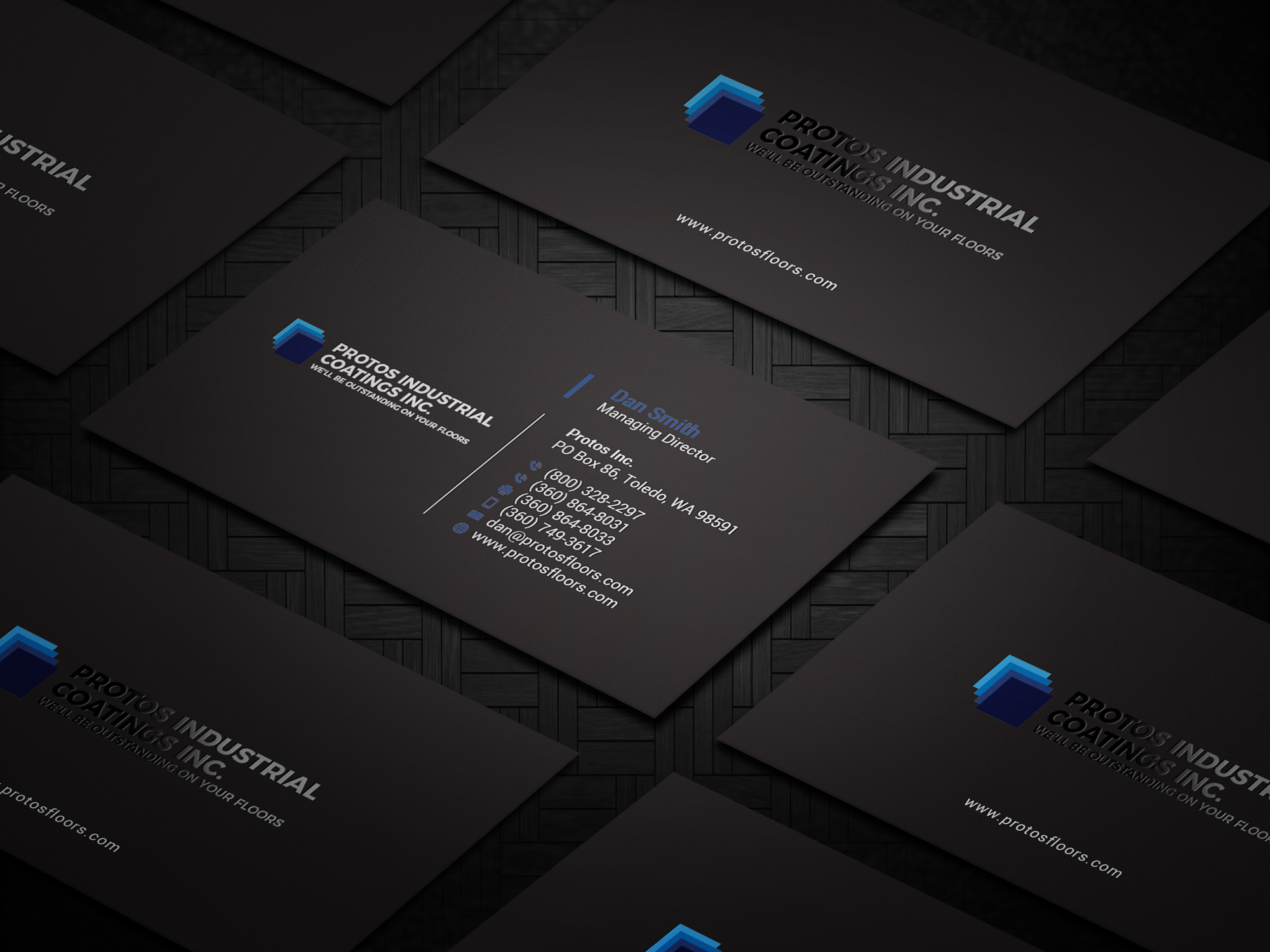 Business Card Design by OxonoArt for Protos Industrial Coatings | Design #23022167