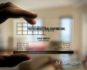 Protos Industrial Coatings  | Diseño de Tarjeta de Presentación por SL Designer