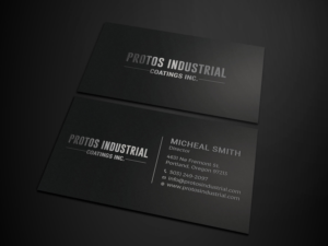 Business Card Design by Tripti Ranjan Gain for Protos Industrial Coatings | Design: #22972930