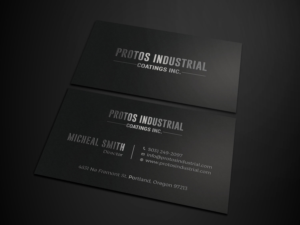 Business Card Design by Tripti Ranjan Gain for Protos Industrial Coatings | Design: #22972938
