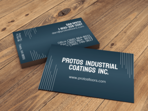 Business Card Design by mariia dyachenko for Protos Industrial Coatings | Design: #22977227