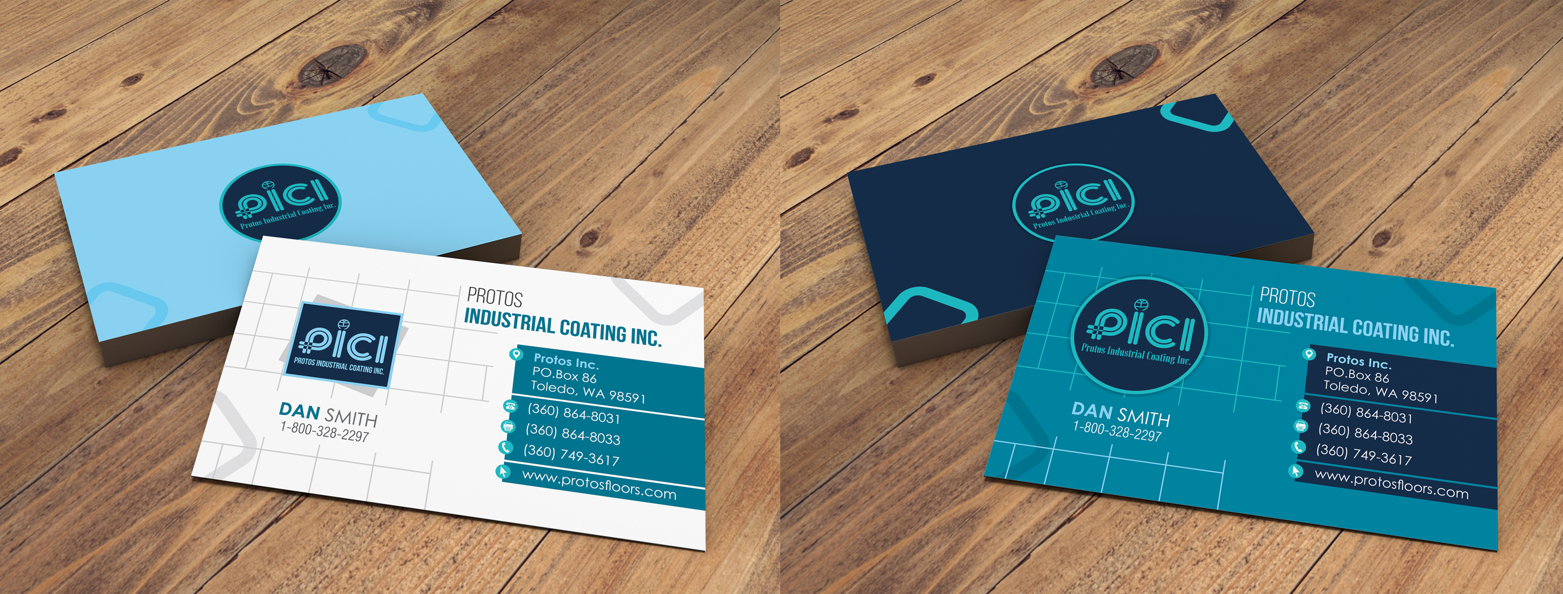 Design de Carte de Visite par Tuba Art Studio. IZ (IMRAN ZW) pour Protos Industrial Coatings | Design #23000614