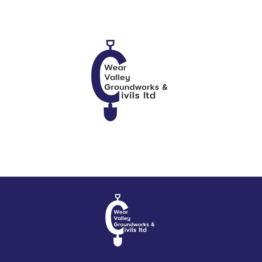 Logo Design by ESolz Technologies for Wear valley groundworks & civils  | Design #22972644