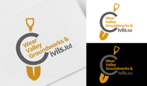 Logo-Design von SAI DESIGNS für Wear valley groundworks & civils  | Design #22974478