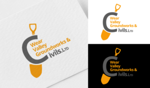 Diseño de Logo por SAI DESIGNS para Wear valley groundworks & civils  | Diseño: #22974479