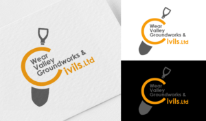 Diseño de Logo por SAI DESIGNS para Wear valley groundworks & civils  | Diseño: #22974480