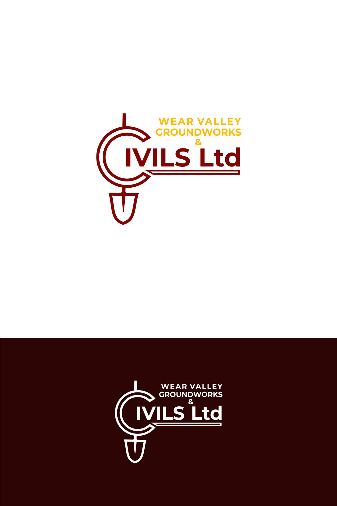 Logo Design by awa_pranata for Wear valley groundworks & civils  | Design #22976780