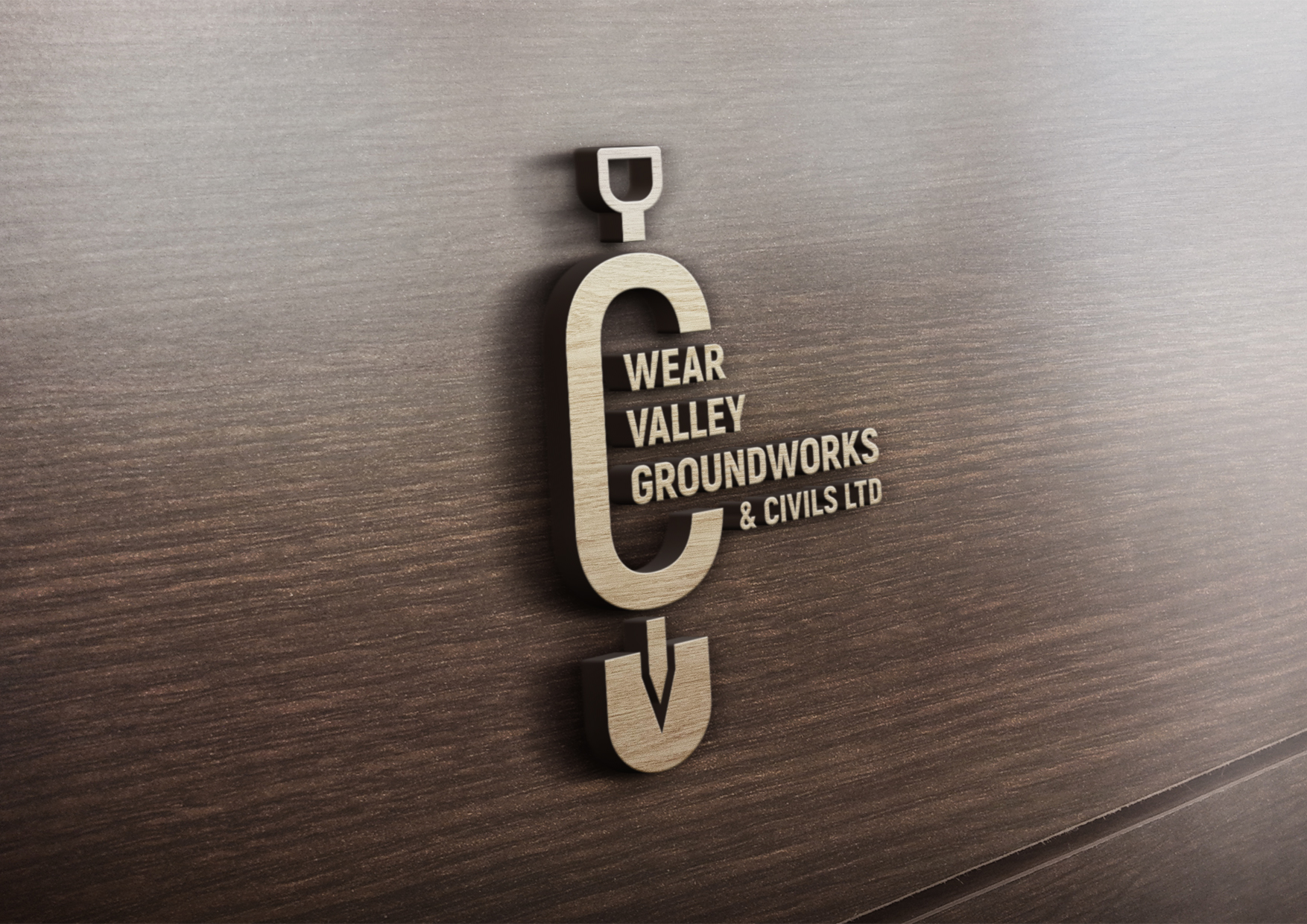 Logo-Design von grrssn für Wear valley groundworks & civils  | Design #22971692