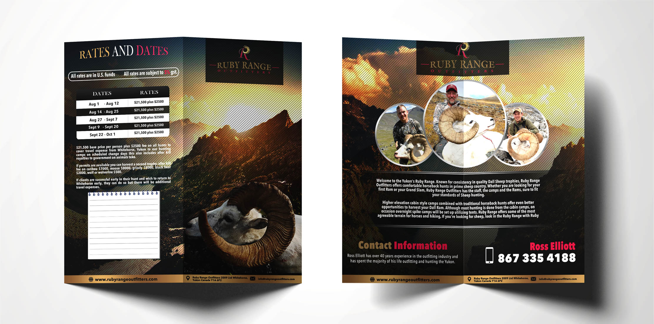 Brochure Design by Adnan.design for RS Taxidermy  | Design #23043280