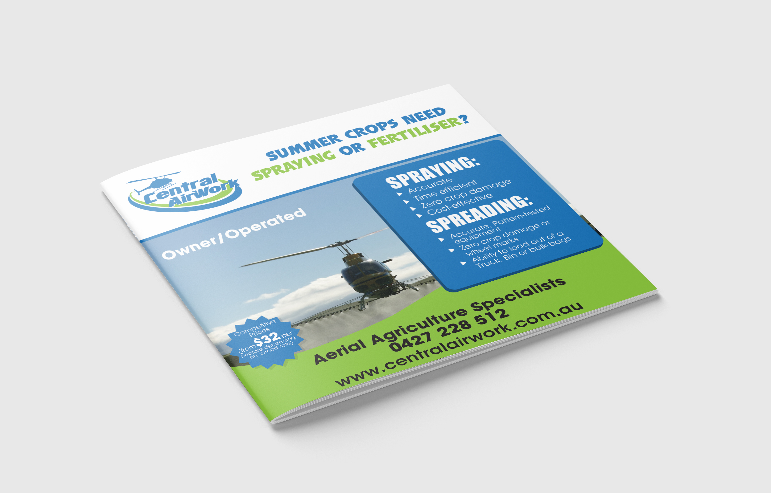 Newspaper Ad Design by designgreen for Central Airwork PTY LTD | Design #22997840