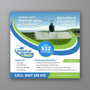 Design Annonce  par ecorokerz pour Central Airwork PTY LTD | Design : #22980976