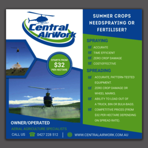 Newspaper Ad Design by CreativeFeather for Central Airwork PTY LTD | Design: #23001265