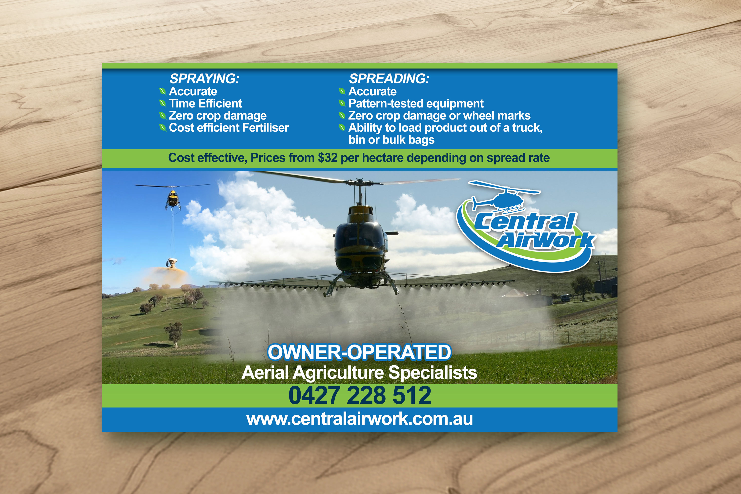 Design Annonce  par Iva Design pour Central Airwork PTY LTD | Design #23063135
