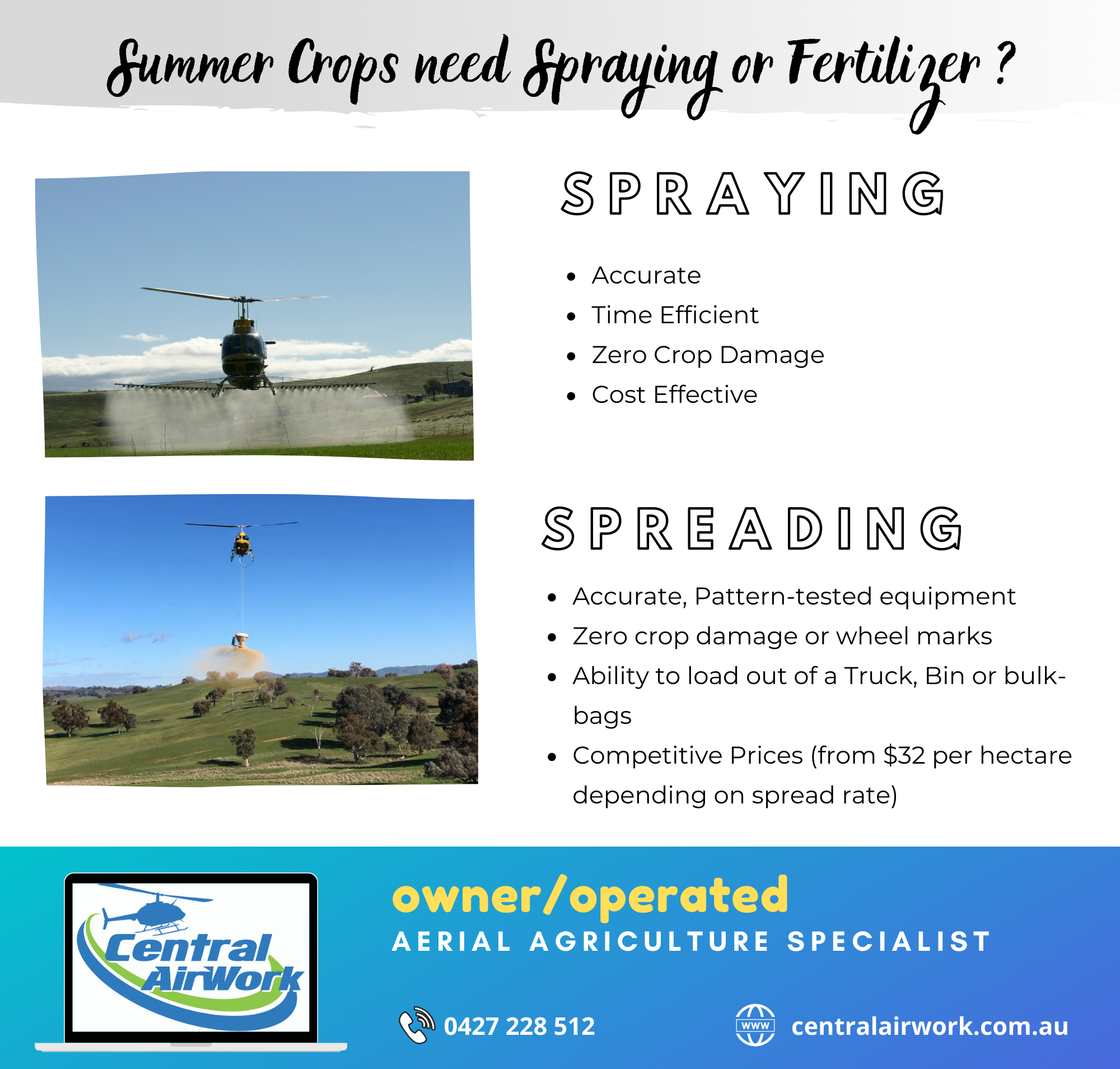 Newspaper Ad Design by philona.ali for Central Airwork PTY LTD | Design #22981398