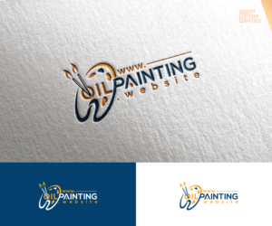 www.OilPainting.website | Logo Design by step forward 2