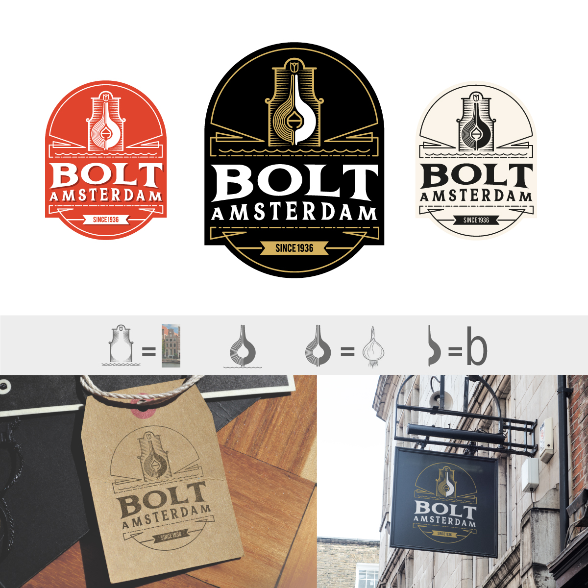 Diseño de Logo por kaatem para BOLT Amsterdam | Diseño: #23013336