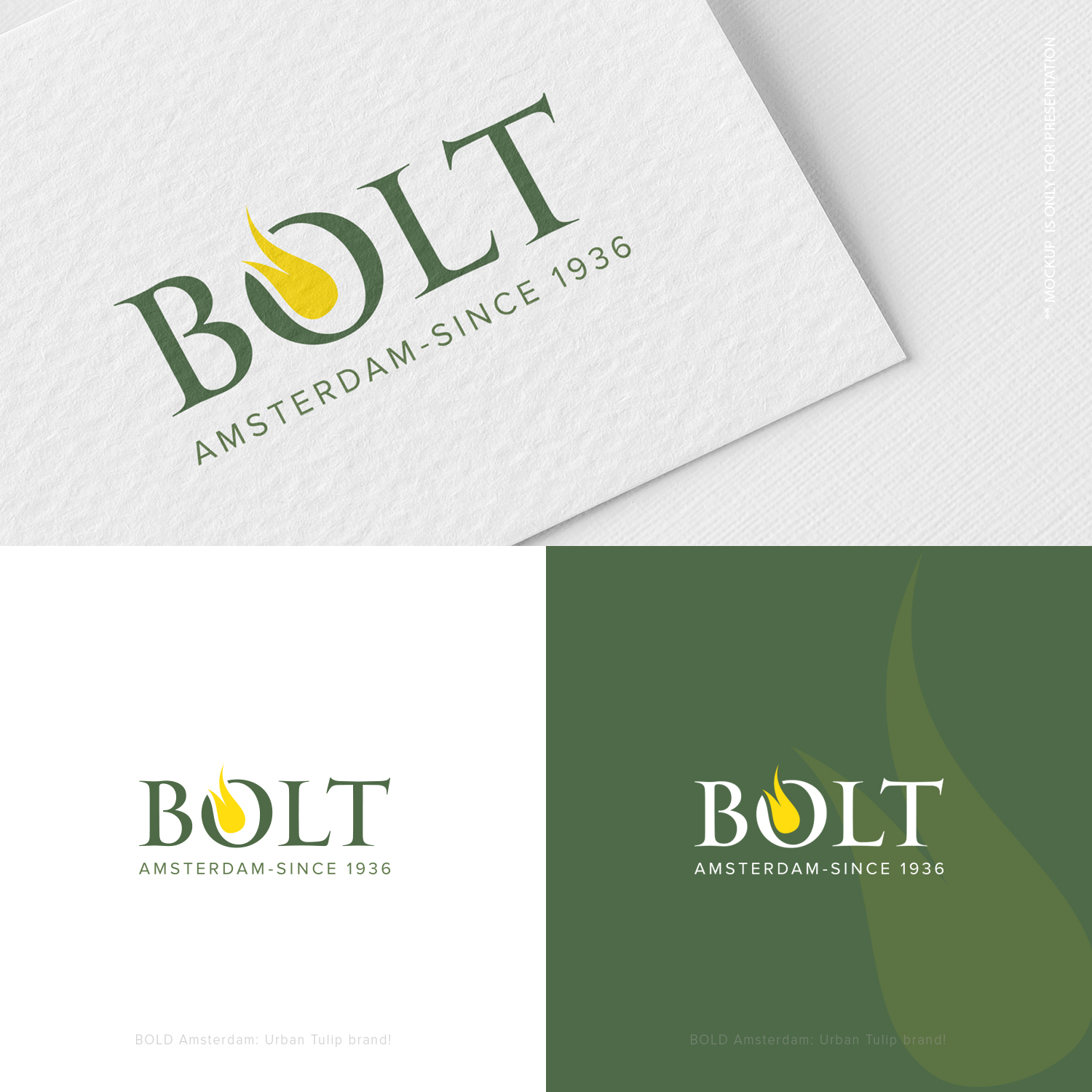 Logo Design by Modeform for BOLT Amsterdam | Design #22979028