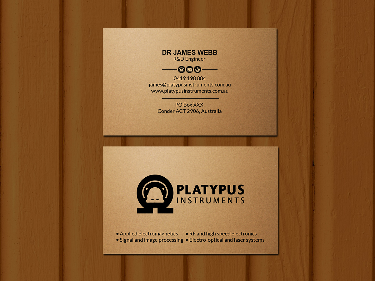 Business Card Design by Creations Box 2015 for this project | Design #23004575