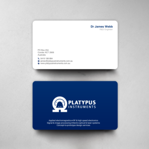 Business Card Design by chandrayaan.creative for this project | Design: #22991254