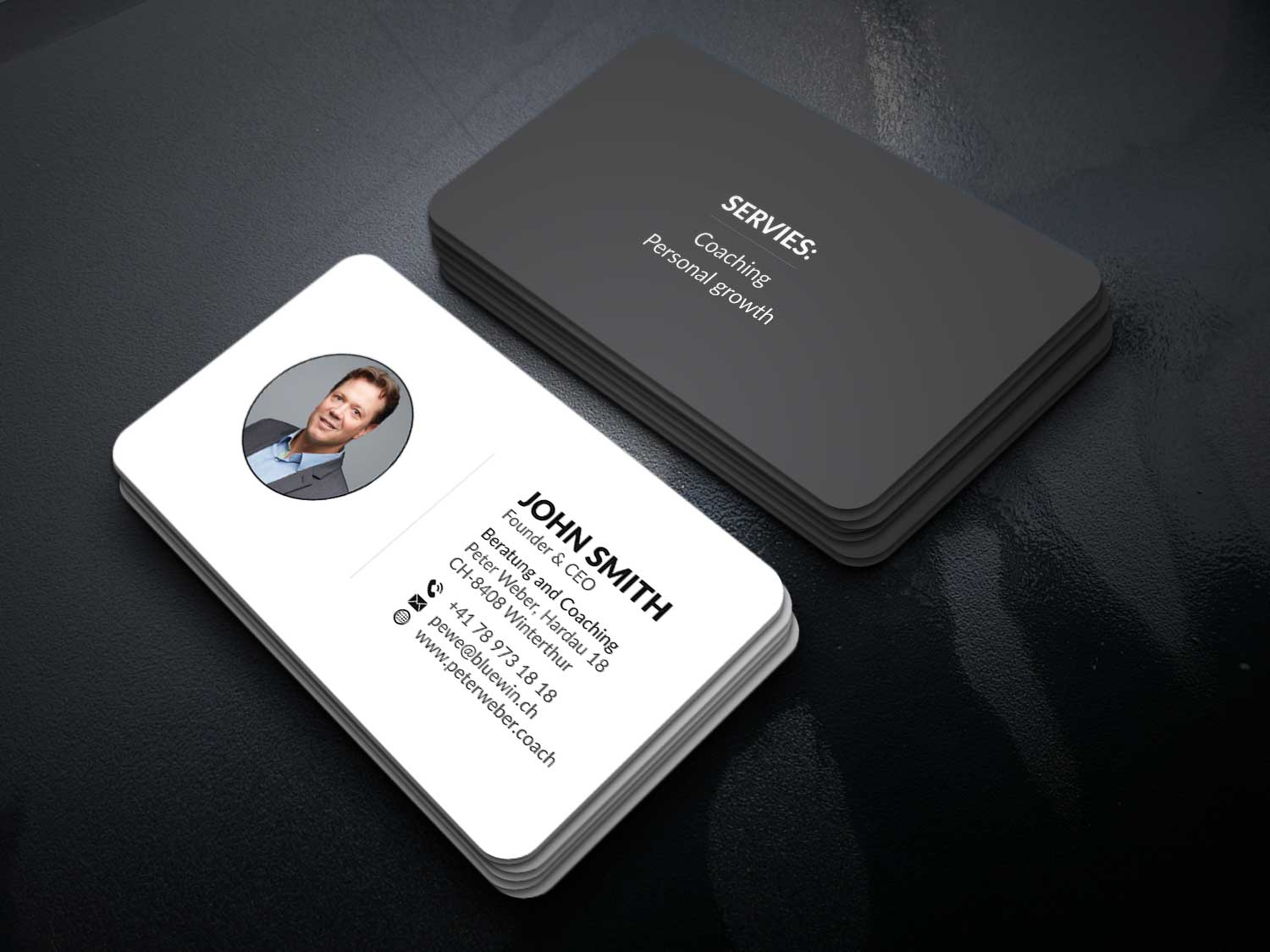 Visitenkarten-Design von Musa. A für dieses Projekt | Design #22987392