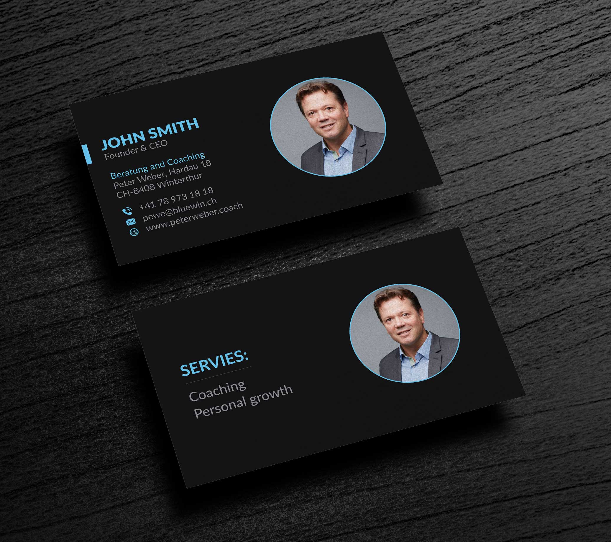 Visitenkarten-Design von Musa. A für dieses Projekt | Design #22987394