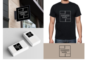 Madison + Main | Logo Design by Stobart Creative