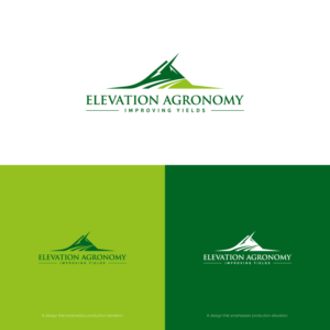 Elevation Agronomy, LLC.  Improving Yields | Logo-Design von Modeform