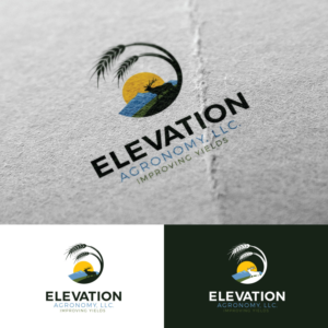 Elevation Agronomy, LLC.  Improving Yields | Logo Design by Rii