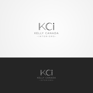 Should have a definitive logo and my business name. ( The last logo I had was my business name only) . Kelly Canada Interiors. I use the catch phrase "creating beautiful homes". It would be nice to see with and without the catch phrase.  | Logo Design by GVisions