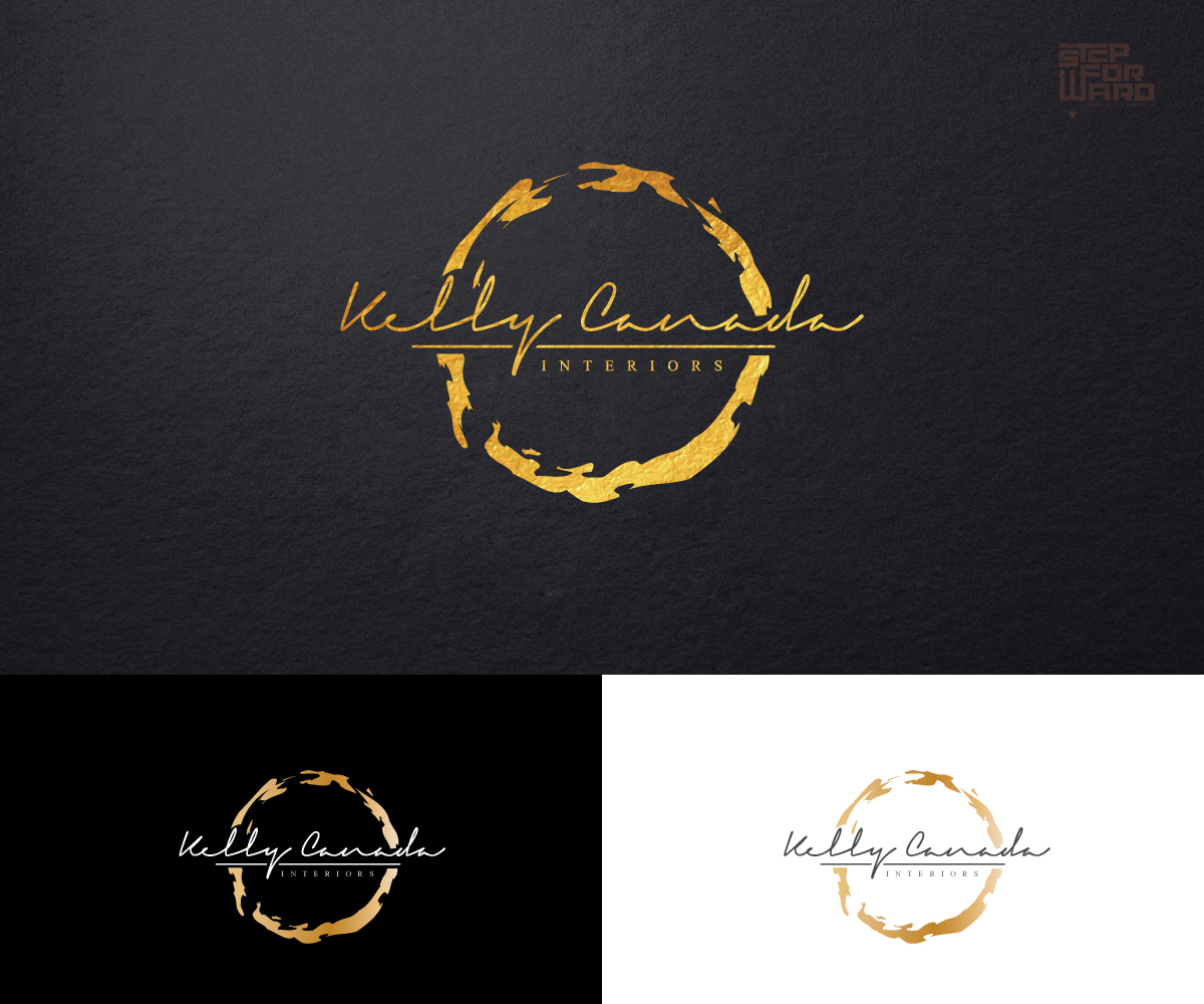Logo Design by step forward 2 for Kelly Canada Interiors | Design #22981591