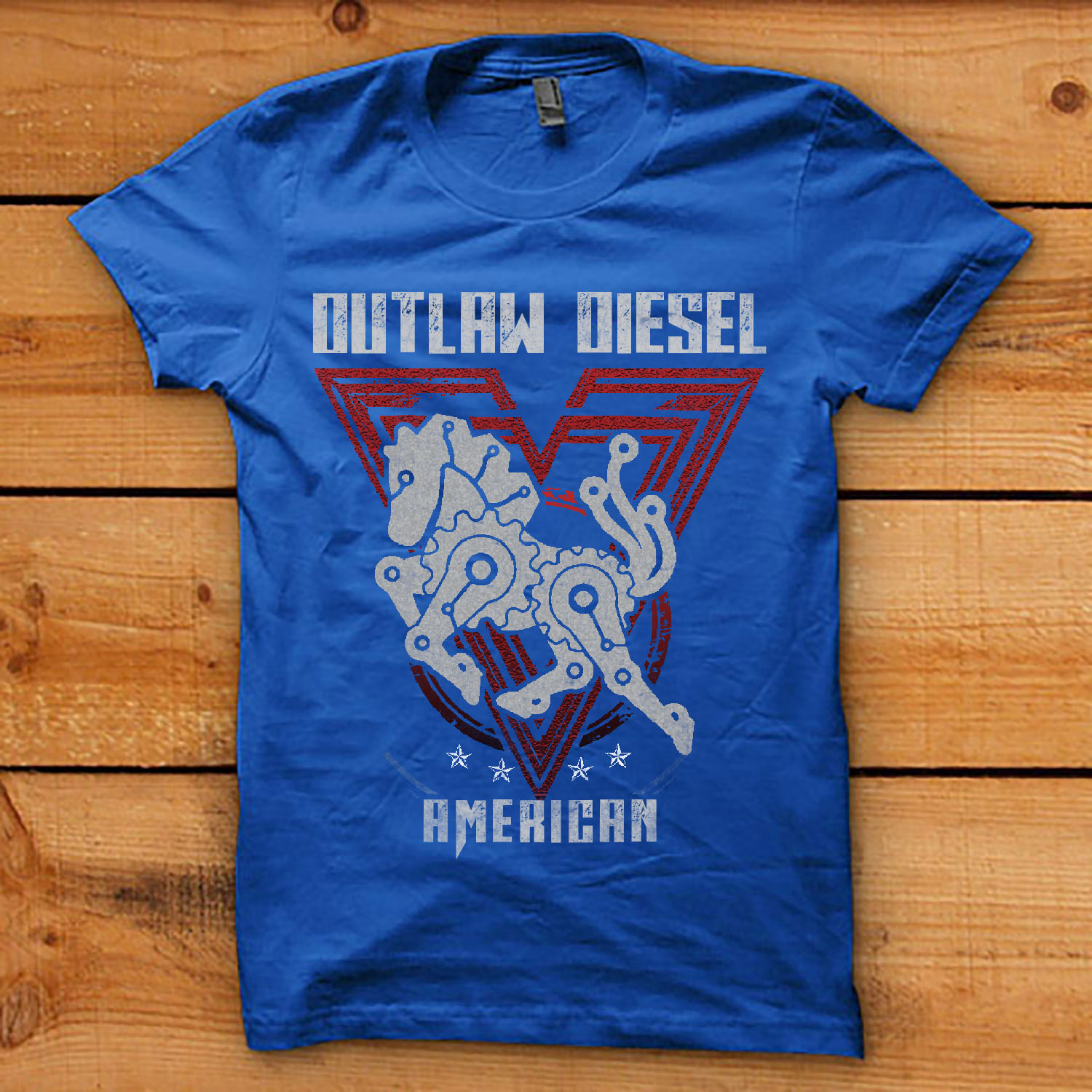 T-Shirt-Design von creative gravity für Outlaw Diesel | Design #23028369
