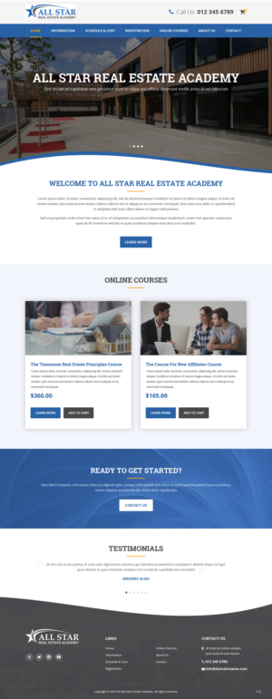 Web Design by pb for this project | Design: #22984033