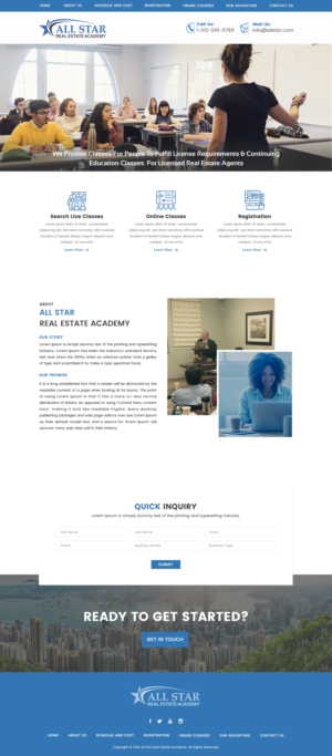 All Star Real Estate Academy  | Diseño Web por Sbss