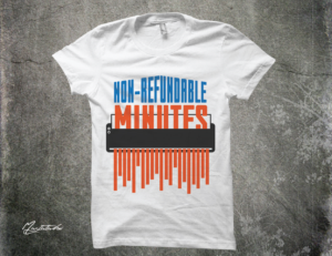 Non-Refundable Minutes | Design de T-shirt par Taho Design
