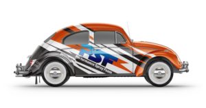 VEHICLE WRAP- VOLKSWAGEN RACE CAR | Car Wrap-Design von haru_ichiban