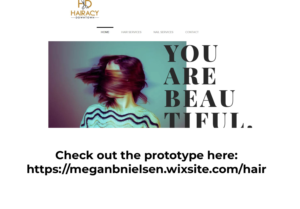Web Design by Megan Beth Media for Hairacy Downtown | Design: #23023512