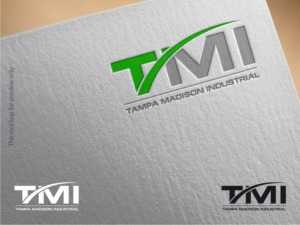 Tampa Madison Industrial "TMI" (show full name alone and also with "TMI" choices | Logo Design by Atvento Graphics