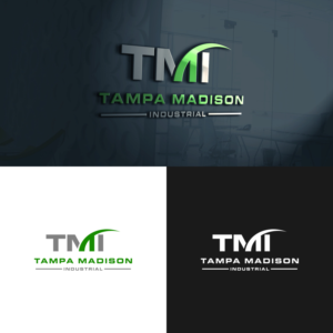 Tampa Madison Industrial "TMI" (show full name alone and also with "TMI" choices | Logo Design by Rhibas