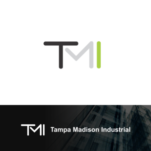Tampa Madison Industrial "TMI" (show full name alone and also with "TMI" choices | Logo Design by Aldan Design