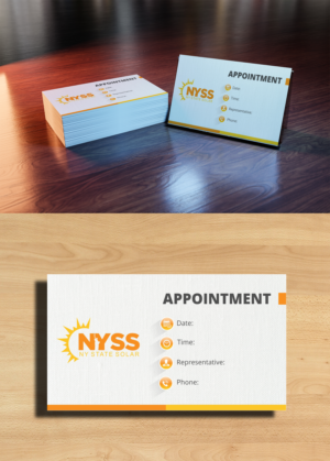Solar appointment reminder card | Flyer Design by ecorokerz