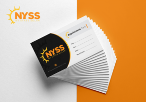 Solar appointment reminder card | Flyer Design by SAI DESIGNS