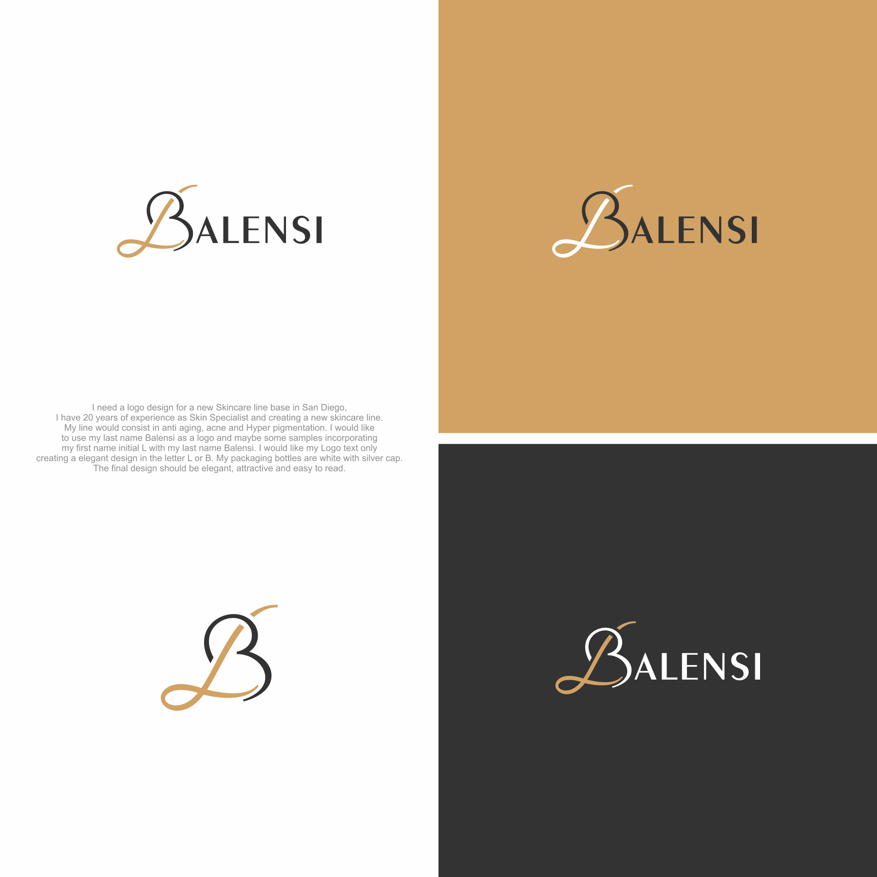 Diseño de Logo por Artipunan para Balensi Skin Care | Diseño #22998245
