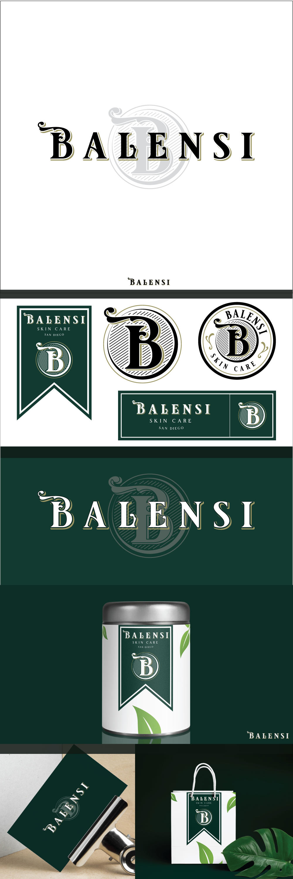 Logo Design by vicdan for Balensi Skin Care | Design #22990958