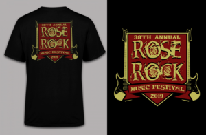 Roserock Music Festival  | T-Shirt-Design von NILDesigns